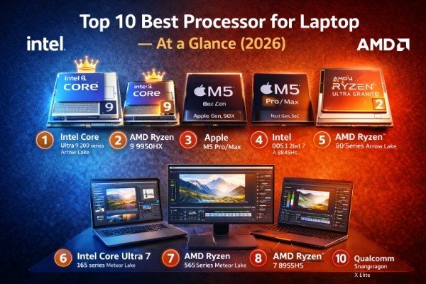 Best Processor for Laptop : Top 10 CPUs That Make Your Laptop Blazing Fast