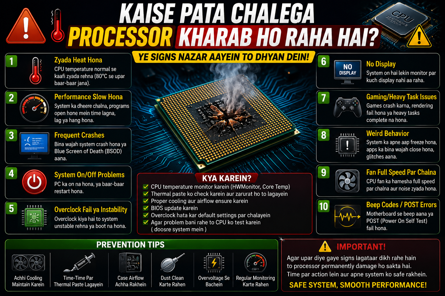 Processor Kitne Saal Chalta Hai? CPU Life Badhaane Ke 10 Powerful Tips 2026